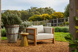 Seville Podium Side Table White