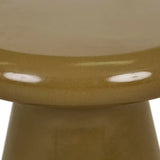 Seville Podium Side Table Olive