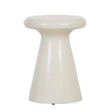 seville podium side table white