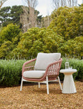 Seville Podium Side Table Olive