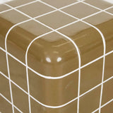seville tile side table olive