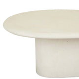 petra curve coffee table ivory