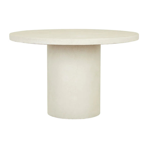 petra round dining table ivory