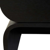 Artie Arc Marble Bedside Black/White