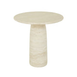 Puddle Side Table Natural Travertine