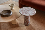 Puddle Round Coffee Table Natural Travertine
