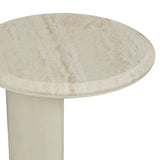 Rudy Marble Side Table Natural Travertine