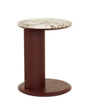 Rudy Marble Side Table Matt Ocean/Shiraz