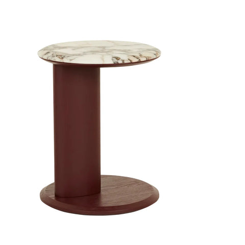Rudy Marble Side Table Matt Ocean/Shiraz