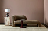 Rudy Marble Side Table Matt Ocean/Shiraz