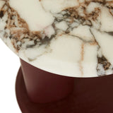 Rudy Marble Side Table Matt Ocean/Shiraz