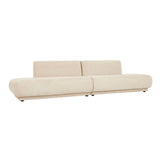 Juno Pebble Left Chaise Tawny