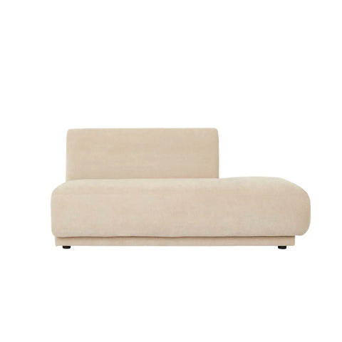 Juno Pebble Right Chaise Soft Wheat