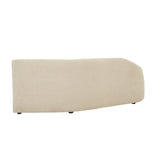 Juno Pebble Left Arm Three Seat Sofa Soft Wheat