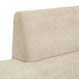 Juno Pebble Left Chaise Soft Wheat