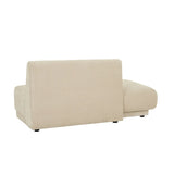 Juno Pebble Left Chaise Soft Wheat