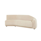 Juno Pebble Right Arm Three Seat Sofa Soft Wheat