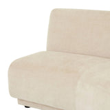 Juno Pebble Right Arm Three Seat Sofa Soft Wheat