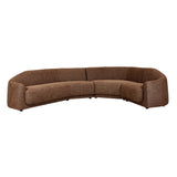Juno Pebble Left Arm Sofa Tawny