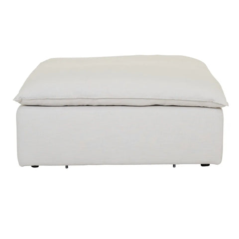 Madrid Retreat Ottoman Cloud Linen