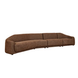 Juno Pebble Left Arm Sofa Tawny