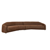 Juno Pebble Left Arm Three Seat Sofa Tawny