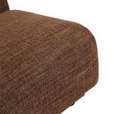 Juno Pebble Left Arm Three Seat Sofa Tawny