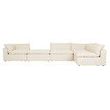 Madrid Retreat Ottoman Oat Linen