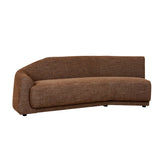 Juno Pebble Left Arm Three Seat Sofa Tawny