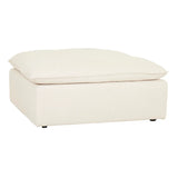 Madrid Retreat Ottoman Oat Linen