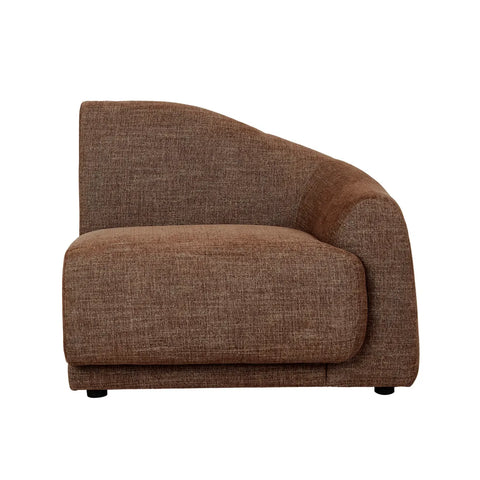Juno Pebble Right Arm Sofa Tawny