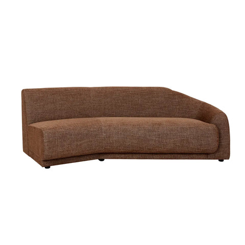 Juno Pebble Right Arm Three Seat Sofa Tawny