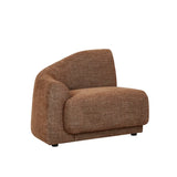 Juno Pebble Left Arm Sofa Tawny