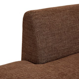 Juno Pebble Left Chaise Tawny