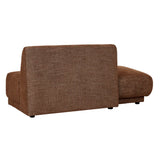 Juno Pebble Left Chaise Tawny
