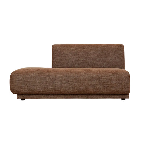 Juno Pebble Left Chaise Tawny