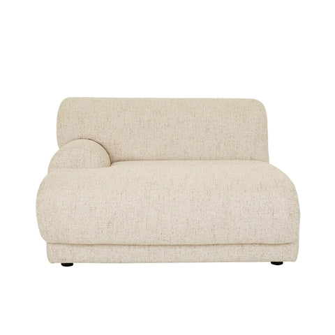 Juno Sierra Left Arm Sofa White Bark