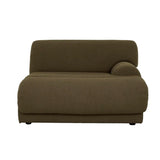 Juno Sierra Right Chaise Sofa Deep Olive