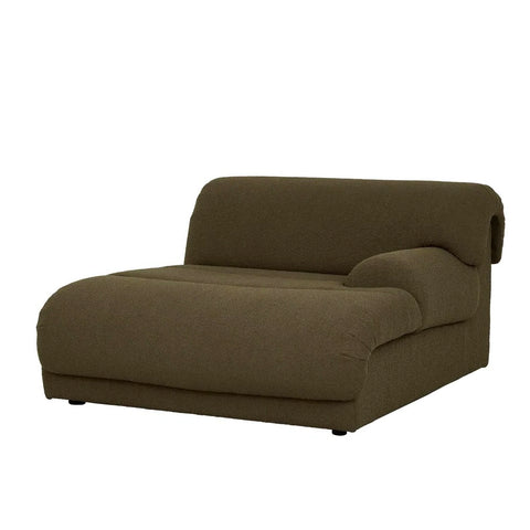 Juno Sierra Right Chaise Sofa Deep Olive
