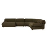 Juno Sierra Left Arm Sofa Deep Olive