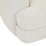 Madrid Curve Left Arm Sofa Grey Speckle