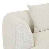 Madrid Curve Left Arm Sofa Grey Speckle