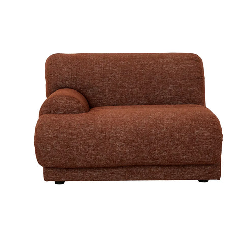 Juno Sierra Right Arm Sofa Rosewood