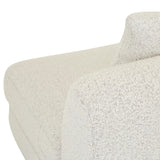 Madrid Curve Left Arm Sofa Grey Speckle