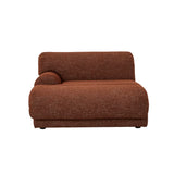 Juno Sierra Left Chaise Sofa Rosewood