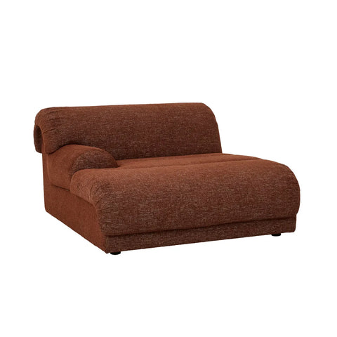 Juno Sierra Left Chaise Sofa Rosewood