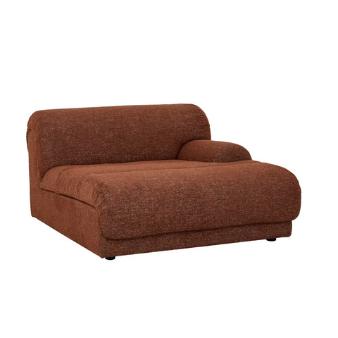 Juno Sierra Right Chaise Sofa Rosewood