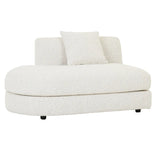 Madrid Curve Left Chaise Sofa Grey Speckle
