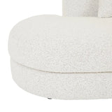 Madrid Curve Left Chaise Sofa Grey Speckle