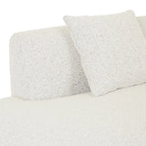 Madrid Curve Left Chaise Sofa Grey Speckle